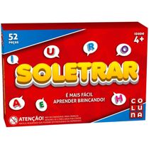 Jogo Diverso Soletrar 52 Pecas - Coluna