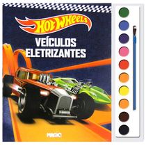 Livro Infantil Colorir Hot Wheels Aquarela 4922 - Ciranda