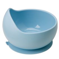 Tigela Bowl Azul de Silicone e com Ventosa Buba