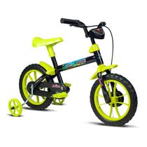 Bicicleta Infantil Aro 12 Rodinhas Jack Verde Limão Verden