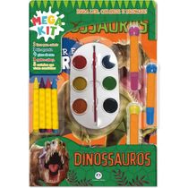 Mega Kit para Ler, colorir e brincar - Dinossauros