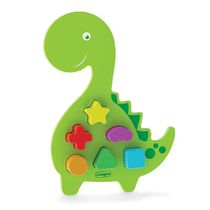 Brinquedo Pedagógico Educativo Bebes Em Madeira Dino