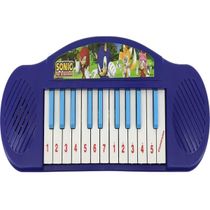 INSTRUMENTO MUSICAL PIANO MELODIA INFANTIL - SONIC - CANDIDE