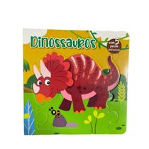 Livro Leia, Encaixe & Brinque: Dinossauros