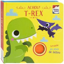 Livro Esconde-esconde com feltros - Achou! T-Rex