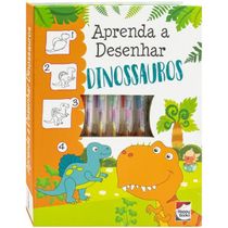 Livro Aprenda a Desenhar: Dinossauros