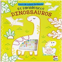 Livro de colorir brilhante - Dinossauros