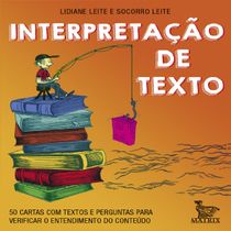 Livro Interpretação de texto 50 cartas com textos e perguntas para verificar o entendimento do conteúdo