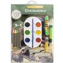 Livro Livro-kit ler & colorir - Dinossauros