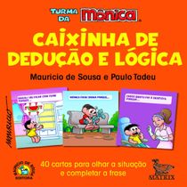 Livro Caixinha de dedução e lógica 40 cartas para olhar a situação e completar a frase