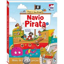 Livro Faça e Brinque: Navio Pirata