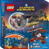 Livro Lego: super-heróis dc. batman vs arlequina