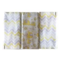 Kit Cueiro 50 x 80cm - Chevron Amarelo (kit com 3 unidades)