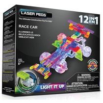 Carro de Corrida 12 em 1 Laser Pegs