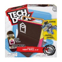 Tech Deck Skate de Dedo SK8MAFIA + Pista Vert Wall 2.0 2894