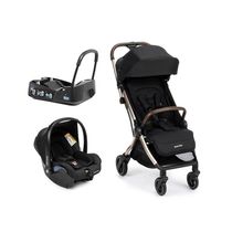 Travel System Eva³ Trio 0 a 15 Kg Essential Black Champagne - Maxi-Cosi