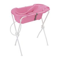 Banheira Ergonômica New Com Suporte Rosa Tutti Baby