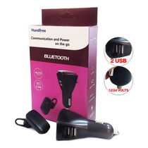 CARREGADOR CELULAR VEICULAR COM FONE BLUETOOTH