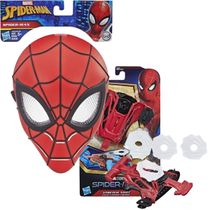 Máscara Homem Aranha + Lançador Stretch Shot Marvel - Hasbro