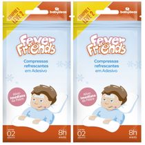 2 FEVER FRIENDS - COMPRESSAS INFANTIS 2 EM 1 - BABYDEAS