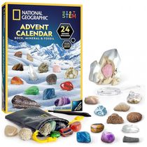 Calendário do Advento com 24 Pedras Preciosas da Coleção NATIONAL GEOGRAPHIC Rock 2023