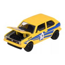 Miniatura Carro Volkswagen Golf Mk I 1/64 Amarelo Majorette