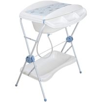 Banheira de Bebe com Trocador Desmontavel Kiddo Shower Azul