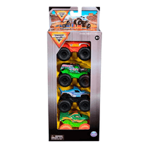 Moster Jam Kit com 4 carrinhos clássicos - Sunny 3344