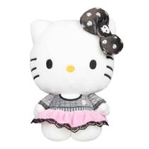 Pelucia Hello Kitty Saia Rosa 18cm Sunny 3871