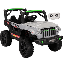 Carro Eletrico Bang Toys Jeep Rubicon UTV MX 12V Controle Cinza