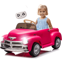 Carro Eletrico Bandeirante Chevrolet 3100 Pickup 12V CR Pink