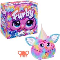 Pelúcia Furby Tie Dye Interativo Ativado por Voz Hasbro