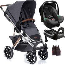 Carrinho Bebe ABC Design Salsa 4 Bebe Conforto Base Asphalt