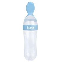 Colher Dosadora Em Silicone 90ml Azul Buba