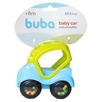 Brinquedo Para Bebe Baby Car Com Chocalho Azul Buba