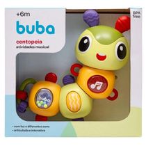 Brinquedo Para Bebe Centopeia Atividades Musical +6M Buba