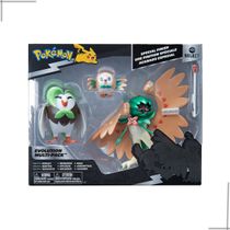 Pokemon - Pack de Evolução - Rowlet, Dartrix e Decidueye