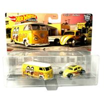 Hot Wheels Car Culture Mooneyes T1 Panel Bus & Custom Beetle