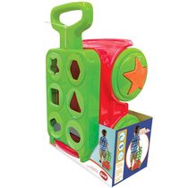 Carrinho Amicãozinho Pedagógico - Brinquedo Educativo  - MK308 - Dismat