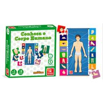 Conheça o Corpo Humano Madeira - 9909 - Brincadeira De Criança