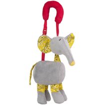 Vamos Passear Elefante - Antialérgico - Cinza - 36 cm - CAS Brinquedos