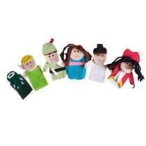 Dedoches de Feltro Peter Pan 6 Personagens Kits e Gifts