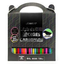 Lapis De Cor Carbon 50 Cores Redondo Leo E Leo