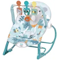 Cadeira De Balanco Infantil Vibratoria Musical Floresta Buba