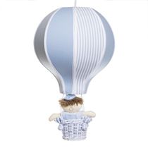 Lustre Balão Grande Azul Com Boneco