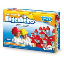 Brincando De Engenheiro Com 120 Pecas - Xalingo