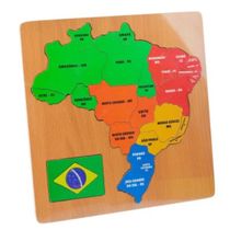 Aprenda Brincando Mapa Brasil - Dm Toys