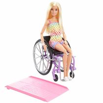 Boneca Articulada - Barbie Fashionista - Cadeira de Rodas - 194 - Mattel