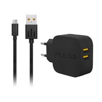 Kit Carregador de Parede Premium Charger Micro USB Pulse - CB152OUT [Reembalado] CB152OUT