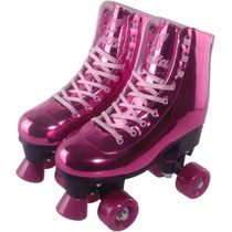 Patins 4 rodas - Shine Rosa - 31-34 - Fênix